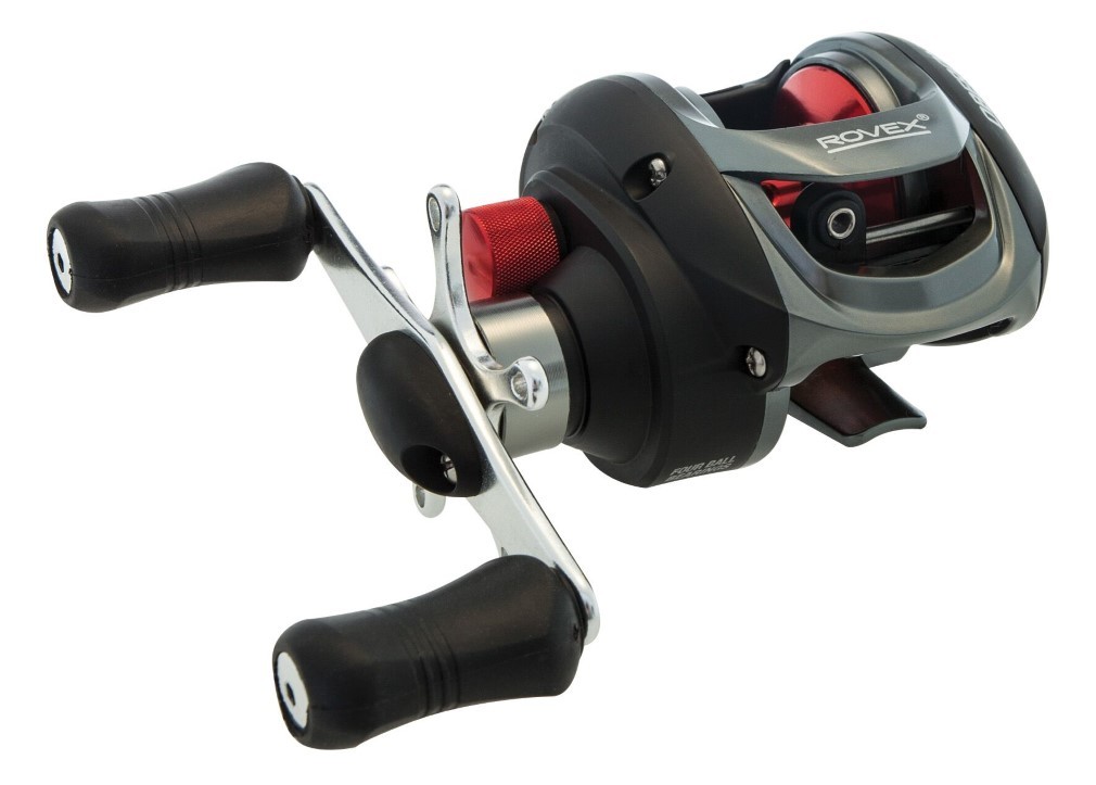 Jarvis Walker Jarvis Walker Rovex Oberon Right Handed Baitcaster Fishing Reel - Low Profile With 4 Bearings 1 Jarvis Walker Jarvis Walker Rovex Oberon Right Handed Baitcaster Fishing Reel - Low Profile With 4 Bearings