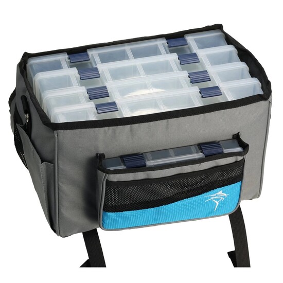 Jarvis Walker Large Fishing Tackle Bag With 5 Lure Trays - Fishing Lure Bag 3 Jarvis Walker Large Fishing Tackle Bag With 5 Lure Trays - Fishing Lure Bag - Image 3