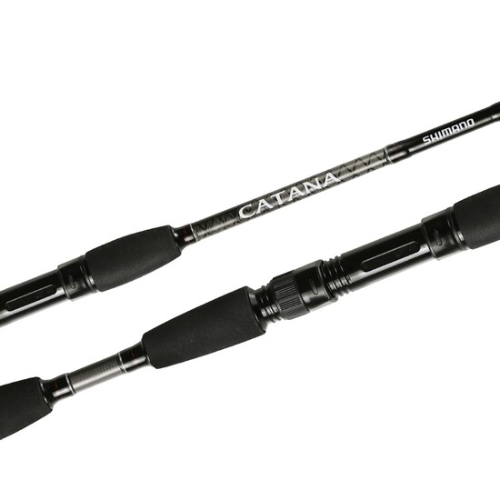 7ft Shimano Catana 2-4kg Soft Plastic Spin Rod - 2 Pce Graphite Fishing Rod 2 7ft Shimano Catana 2-4kg Soft Plastic Spin Rod - 2 Pce Graphite Fishing Rod - Image 2