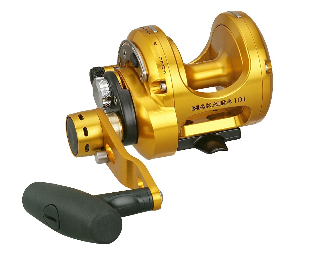 Okuma Makaira 2 Speed Lever Drag Overhead Fishing Reel 1 Okuma Makaira 2 Speed Lever Drag Overhead Fishing Reel