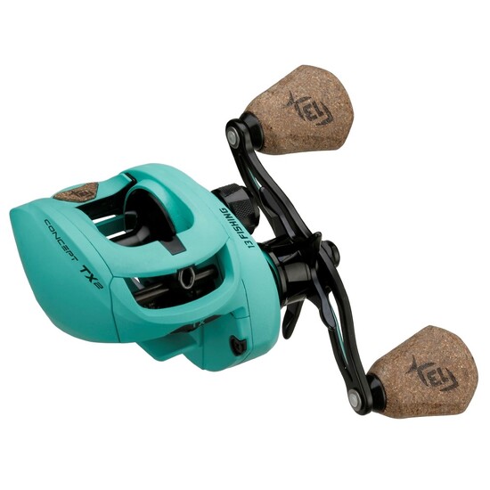 13 Fishing Concept TX 6.8 Second Generation Left Handed 10 Bearing Baitcaster 2 13 Fishing Concept TX 6.8 Second Generation Left Handed 10 Bearing Baitcaster - Image 2