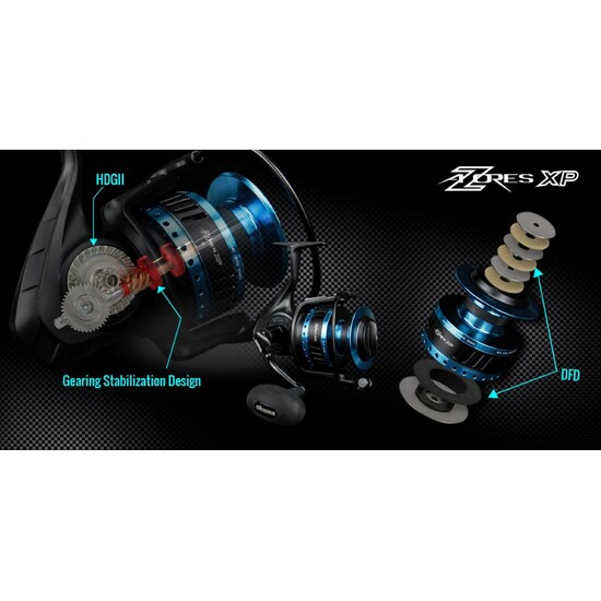 Okuma Azores XP 6000P Low Speed Spinning Fishing Reel - 7 Bearing Spin Reel 5 Okuma Azores XP 6000P Low Speed Spinning Fishing Reel - 7 Bearing Spin Reel - Image 5