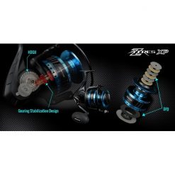Okuma Azores XP 8000P Low Speed Spinning Fishing Reel - 7 Bearing Spin Reel -Reels outlet store ZXP 8000P 4