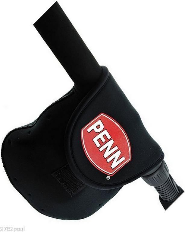 PENN Neoprene Spinning Reel Cover - 3 Sizes To Choose From - Med, Lge, X-lge. 1 PENN Neoprene Spinning Reel Cover - 3 Sizes To Choose From - Med, Lge, X-lge.